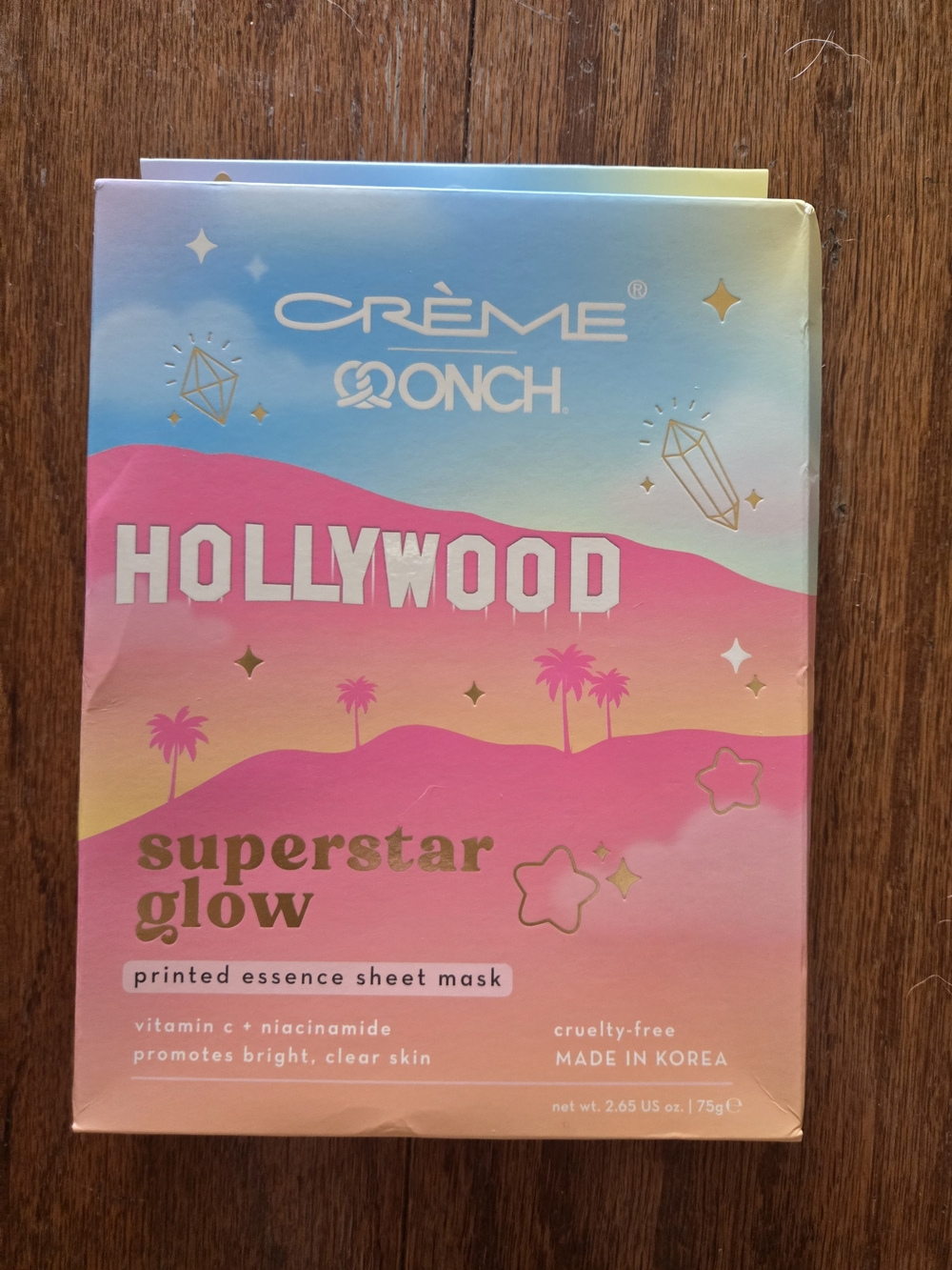 The Creme Shop Hollywood Superstar Glow Printed Essence Sheet Mask